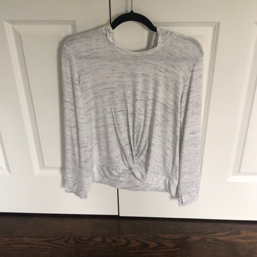 Zella girls twist front hooded top